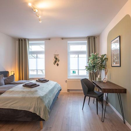 Boho-Suite - Sauna, Netflix, Nespresso, Zentral, Messe ケムニッツ エクステリア 写真
