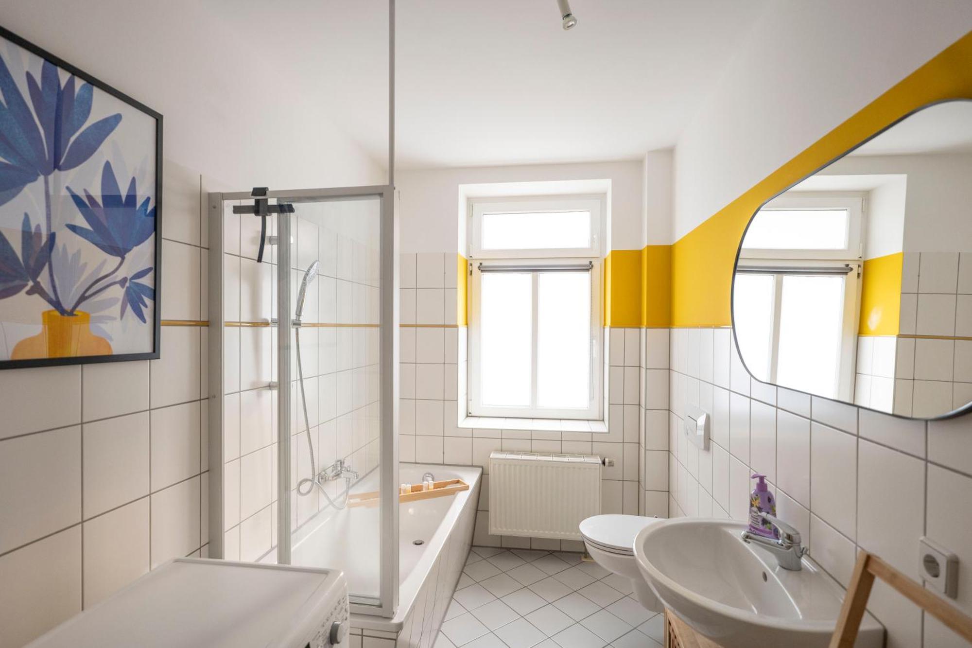 Boho-Suite - Sauna, Netflix, Nespresso, Zentral, Messe ケムニッツ エクステリア 写真